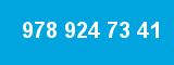 978 924 73 41 978 924 73 41